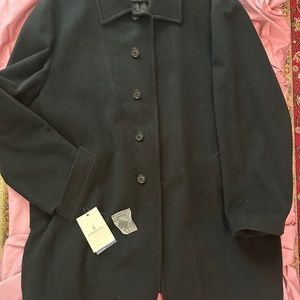 Men’s Black wool over coat